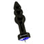 Enjoy shockingly satisfying anal play w/ this ElectroShock Ribbed E-Stimulation Butt Plug that sends thrilling e-stimulation through your rear.