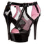 Ellie Shoes Cais 6" Stiletto Fishnet Platform Sandals have a breathable fishnet upper + cute buckle bow detail w/ a 6" stiletto heel & 2-inch platform for a sweet & sexy look. (6)