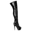 Ellie Shoes Fantasy 6" Stiletto Platform Thigh-High Boots channel your inner pretty woman w/ a 2" platform + 6" stiletto spike heel to elongate your legs.