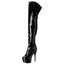 Ellie Shoes Fantasy 6" Stiletto Platform Thigh-High Boots channel your inner pretty woman w/ a 2" platform + 6" stiletto spike heel to elongate your legs. (2)