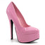 Ellie Shoes Prince 6.5" Stiletto Patent Platform Pumps - Pink have a 6.5" stiletto heel w/ a 2" platform for easier dancing & walking. 