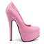 Ellie Shoes Prince 6.5" Stiletto Patent Platform Pumps - Pink have a 6.5" stiletto heel w/ a 2" platform for easier dancing & walking. (2)