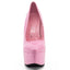 Ellie Shoes Prince 6.5" Stiletto Patent Platform Pumps - Pink have a 6.5" stiletto heel w/ a 2" platform for easier dancing & walking. (3)