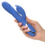Enchanted Teaser - Thrusting Rabbit Vibrator - has 4 shaft rotation modes, 4 thrusting functions & 12 vibration functions to pleasure your G-spot & clitoris. Blue 5