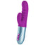 FemmeFunn Essenza - Thrusting Rabbit Vibrator - textured G-spot shaft & clitoral arm for blended pleasure & 7 real-feel thrusting modes + 3 external vibration settings. Purple (2)