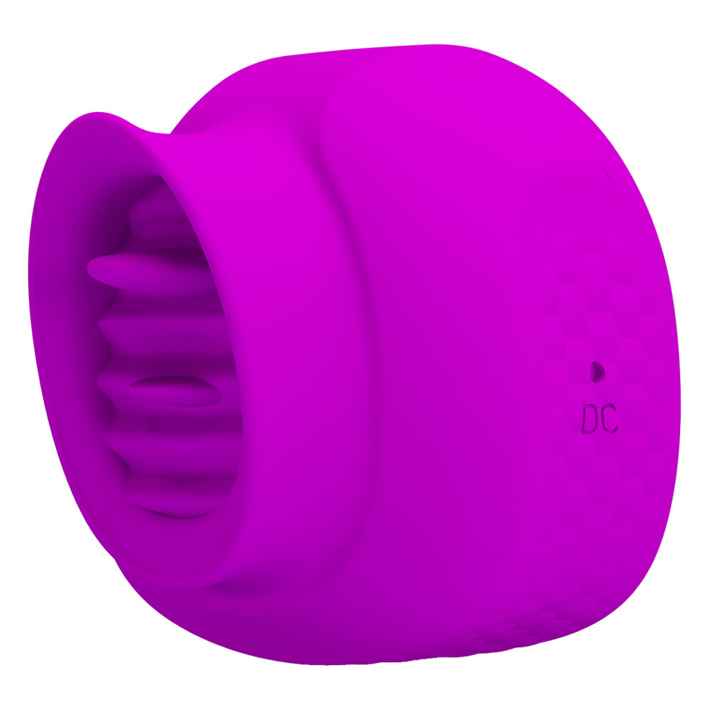 Pretty Love - Estelle - dual tongue-like stimulator with  12 speeds & patterns. rechargeable. purple