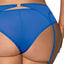 Exposed Sassy Cobalt Mesh Bra, Garter & Panty Lingerie Set comes w/ a wire-free triangle-cut bra, suspenders & bikini-cut panty in sheer blue mesh for a simple look that lets your body shine. (4)
