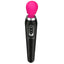 PalmPower Extreme - powerful wireless wand vibrator has an ergonomically curved head + flexible neck to deliver 7 vibration modes & speed control. Pink