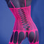  Fantasy Lingerie Glow Hypnotic Crotchless Fishnet Bodystocking has a honeycomb fishnet weave & suspender-like keyholes attached to thigh-high stockings. (2)
