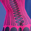  Fantasy Lingerie Glow Hypnotic Crotchless Fishnet Bodystocking has a honeycomb fishnet weave & suspender-like keyholes attached to thigh-high stockings. (4)
