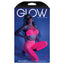 Fantasy Lingerie Glow Own The Night Halter Bodystocking glows in the dark & has sunburst woven sections over the bust & down the legs to expose more skin. Package.