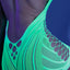 Fantasy Lingerie Glow Shock Value Halter Net Dress hugs your curves & exposes more skin w/ fishnet cutouts & a low back. Green. (4)