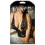 Fantasy Lingerie Vixen - I Kissed A Pearl Crotchless Teddy - Curvy has elegant strands of faux pearls draped on either side of a deep V-neckline & an erotic crotchless detail. Package.