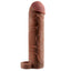 Fantasy X-Tensions - Perfect 2" Extension With Ball Strap adds 2 inches of usable length & 33% girth to your erection, with a ball strap that holds it in place & prolongs orgasm. Brown.