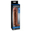 Fantasy X-Tensions - Perfect 2" Extension With Ball Strap adds 2 inches of usable length & 33% girth to your erection, with a ball strap that holds it in place & prolongs orgasm. Brown-package.