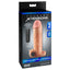  Fantasy X-Tensions - Vibrating Real Feel 2" Extension gives you 2 extra inches of length, 33% more girth & also has a textured clitoral stimulator & bullet vibrator for more satisfaction. Package.