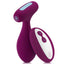 FemmeFunn Plua Remote Control Vibrating Butt Plug has 9 speeds & patterns + Boost Mode for 10 seconds of max-power vibes you can control via the wireless remote. Dark fuchsia.