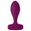 FemmeFunn Plua Remote Control Vibrating Butt Plug has 9 speeds & patterns + Boost Mode for 10 seconds of max-power vibes you can control via the wireless remote. Dark fuchsia. (4)