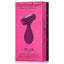 FemmeFunn Plua Remote Control Vibrating Butt Plug has 9 speeds & patterns + Boost Mode for 10 seconds of max-power vibes you can control via the wireless remote. Dark fuchsia. Package.