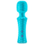 FemmeFunn Ultra Wand Mini Vibrator Info prevents hand cramps + fatigue & packs 10 vibration settings + a powerful Boost mode into a travel-friendly body. Turquoise.