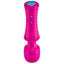 FemmeFunn Ultra Wand Mini Vibrator Info prevents hand cramps + fatigue & packs 10 vibration settings + a powerful Boost mode into a travel-friendly body. Pink. (2)