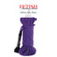 Fetish Fantasy Series Deluxe Silky Rope feels comfortable against the skin & is perfect for bondage, BDSM roleplay & the Japanese art of shibari. Purple-package.