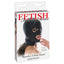 Fetish Fantasy Series Spandex 3 Hole Hood has openings for the mouth + eyes & stretches comfortably to cover the entire head. Package.