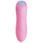 FemmeFunn - Ffix Bullet - bullet vibrator has 10 powerful battery-operated vibration modes & a contoured, tapered body. Light Pink, on/off button