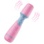 FemmeFunn - Ffix Wand - mini vibrating wand is packed w/ a powerful motor for 10 vibration modes in a velvety-soft waterproof finish. Light Pink (3)