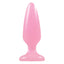 Firefly pleasure glow in the dark anal plug - medium has a suction cup base for hands-free fun & a tapered shape for more comfortable insertion. Pink.