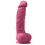 Firefly - Pleasure Kit - GITD - kit includes a lifelike veiny dido w/ suction cup, a ring-handle butt plug & 3 differently sized cockrings. Pink, dildo