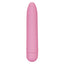 California Exotics First Time Mini Vibe - beginner-friendly straight mini vibrator has a tapered tip, multispeed vibrations and a silky-smooth velvet coating. Pink