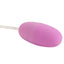 First Time - Satin Teaser - Pink - velvety soft egg vibrator has multi-speed vibrations controlled via a scroll wheel on the attached power pack. 2