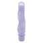 First Time Softee Lover Vibrator w/ Ribbed Contoured Sleeve - powerful multi-speed vibrations with a ribbed jelly-like sleeve. Purple