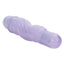 First Time Softee Lover Vibrator w/ Ribbed Contoured Sleeve - powerful multi-speed vibrations with a ribbed jelly-like sleeve. Purple 2