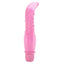 First Time - Softee Pleaser - G-spot vibrator includes a jelly sleeve w/ an angled tip for precise G-spot stimulation & spiralling ridges. Pink