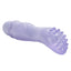 First Time Softee Teaser - vibrator includes a removable jelly sleeve w/ an angled G-spot tip + a nubby texture for clitoral stimulation. Purple 2