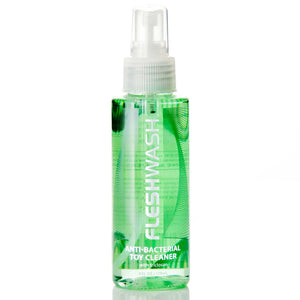 Fleshwash Anti-Bacterial Toy Cleaning Spray is a must for any Fleshlight owner! Contains antibacterial triclosan to keep adult toys clean & sanitary.