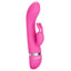 Foreplay Frenzy Bunny Vibrator is contoured, flexible & features a curved G-spot tip with a clitoral teaser rabbit. Pink