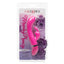 Foreplay Frenzy Bunny Vibrator is contoured, flexible & features a curved G-spot tip with a clitoral teaser rabbit. Pink, package