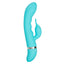 Foreplay Frenzy Teaser - has a contoured G-spot head, flexible ridged body & a dolphin shaped clitoral teaser. Blue