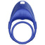 Forto F-48 Perineum Vibrating Cock Ring has a textured perineum cradle w/ 10 vibration modes to externally stimulate you while keeping you harder for longer & intensifying your orgasm. Blue. (3)