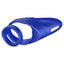 Forto F-48 Perineum Vibrating Cock Ring has a textured perineum cradle w/ 10 vibration modes to externally stimulate you while keeping you harder for longer & intensifying your orgasm. Blue. (7)