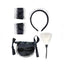 French Maid Costume Accessories 5-Piece Set - set includes a French maid headband, feather duster, waist apron & 2 wrist cuffs.