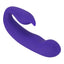 Rechargeable G-Spot Dual Stimulator - external and internal stimulation with 10 vibration modes, waterproof, silicone. Purple (2)