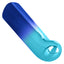 Glam G-Vibe - angled bulbous G-curve head that delivers 10 vibration modes to your G-spot, all in a sleek metallic ombre finish. Blue 2