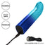 Glam G-Vibe - angled bulbous G-curve head that delivers 10 vibration modes to your G-spot, all in a sleek metallic ombre finish. Blue 2 3