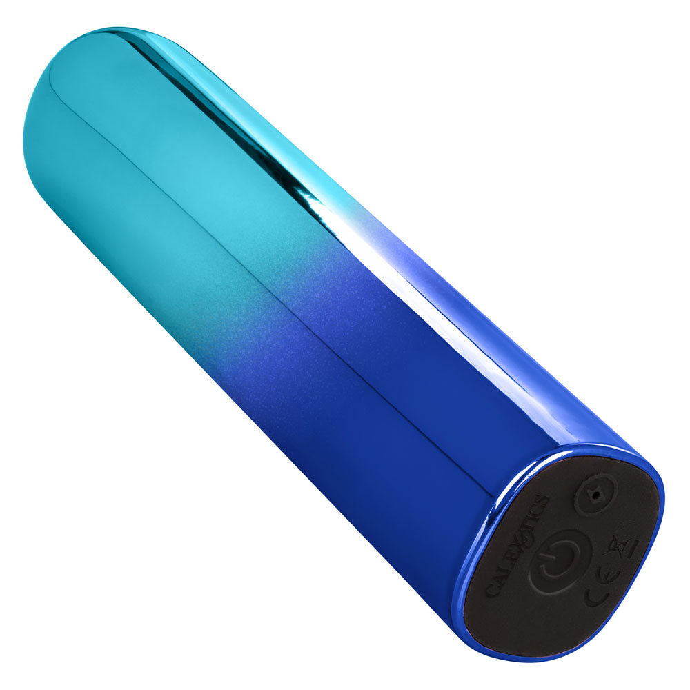 Glam Vibe - 10 fiercely powerful high-intensity vibration modes through a straight shaft in a metallic ombre finish. Blue 2
