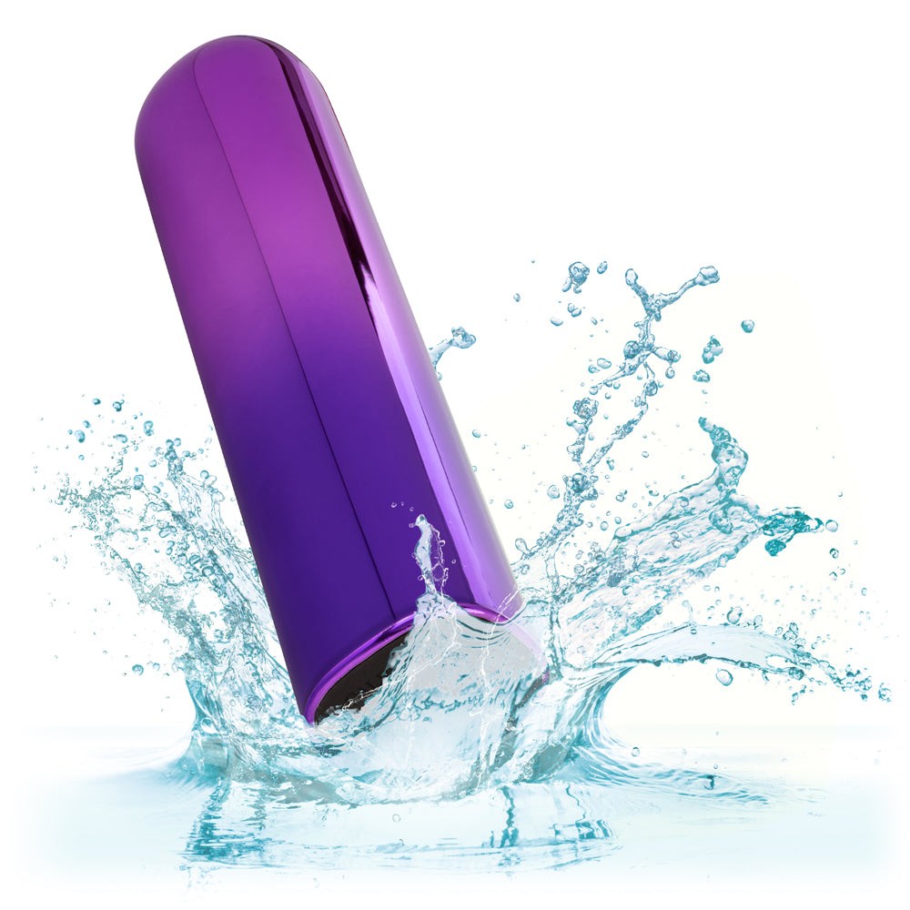 Glam Vibe - 10 fiercely powerful high-intensity vibration modes through a straight shaft in a metallic ombre finish. Purple 5