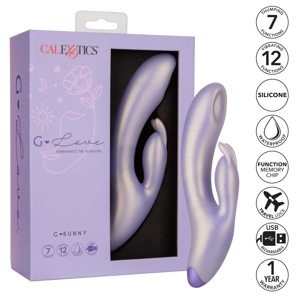 G-Love™ G-Bunny Thumping Rabbit Vibrator product details